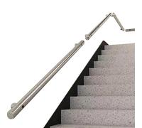 Corrimano esterno Corrimano A Muro For Gradini Di Scale, Maniglione Antiscivolo In Acciaio Inossidabile For Gradini Di Loft For Interni Domestici Parapetto For Scale(16.4ft/500cm)