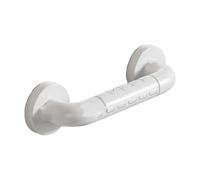 Corrimano For Il Bagno, Installazione Punzonata Con Anelli Luminosi, Corrimano For WC In Tubo Di Acciaio Spesso, For Anziani, Bambini E Persone Con Mobilità Ridotta(White)