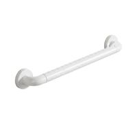 Corrimano for il bagno, installazione punzonata con anelli luminosi, corrimano for WC in tubo di acciaio spesso, for anziani, bambini e persone con mobilità ridotta(White)