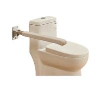 Corrimano for l'accessibilità, maniglia di sicurezza for WC, ringhiera for scale del bagno, ventose a vuoto, asta doccia, barra di segnalazione, scale in alluminio(White 62CM)