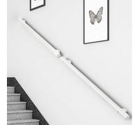 Corrimano in acciaio inossidabile per scale, kit di supporto per ringhiera per esterni e interni, moderno corrimano per scale montato a parete con staffe, 30 cm a 600 cm(180cm)