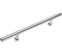 CORRIMANO IN ACCIAIO INOX AISI 304 Ø33.7MM BASIC COMPLETO DI ACCESSORI - 3500 mm.