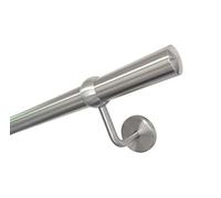 CORRIMANO IN ACCIAIO INOX AISI 304 Ø42.4MM FACILE COMPLETO DI ACCESSORI - 1500 mm.