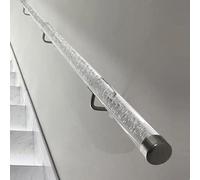 Corrimano in acrilico trasparente, 30 cm, 600 cm, antiscivolo, barra di supporto di sicurezza per interni ed esterni, ringhiera a parete per la sicurezza dei bambini e della famiglia