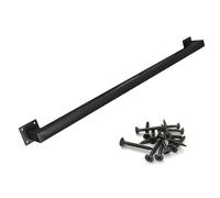 Corrimano in ferro battuto per scale, 0,9 m, supporto per ringhiera in metallo per interni ed esterni, kit di sicurezza da 200 kg, lunghezze regolabili, 1/1,5/2/3 m, set completo per una presa sicura