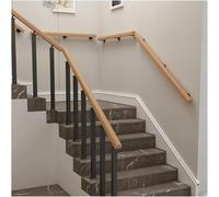 Corrimano in legno, 120 cm, con corrimano di sicurezza per la casa, resistente ed elegante, per bambini e animali domestici