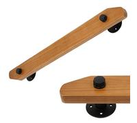 Corrimano In Legno Passamano Per Interni Esterni, Ringhiere Per Anziani Con Montaggio A Parete, Kit Di Maniglioni Di Sicurezza, Passamano Per Loft(120cm/4ft)