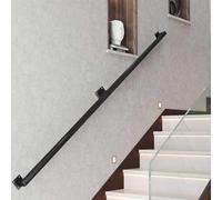 Corrimano in metallo per uso interno, ringhiera di sicurezza a parete, supporti antiscivolo per corridoi, loft, parchi giochi, guardrail di sicurezza da 4,8 m, barre robuste per le mani.