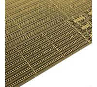 Corrimano in PE fotoinciso e ringhiera a scala per navi da guerra in scala 1/700, materiale rame dorato, compatibile con CYPE005 E45150