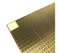 Corrimano in PE fotoinciso e ringhiera a scala per navi modello nave da guerra 1/700, materiale rame, finitura oro, scala 1:700, CYPE005