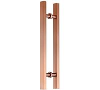 Corrimano, maniglia rettangolare per porta in acciaio inox, con superficie lucidata, per porte commerciali in legno/vetro, negozio, ufficio, maniglia scorrevole (150 cm)