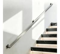 Corrimano moderni per scale staffe per ringhiera in acciaio inossidabile da 30-600cm supporto a muro per maniglione a tubo quadrato corrimano di sicurezza per corridoi terrazze(0.8m)