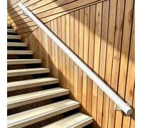 Corrimano Nero per Pareti in Mattoni o Legno, Ringhiera per Scale Moderna per Interni ed Esterni, Maniglione di Sicurezza in Ferro battuto, 30~600 cm(250cm)