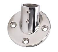 Corrimano per Barche dal Design di Precisione, Raccordo a Base Rotonda, Hardware Marino Ben Lucidato per Accessori per Guardrail per Yacht, Diametro 1 Pollice (45°)