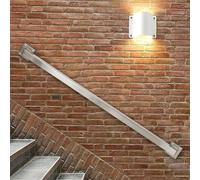 Corrimano per esterni｜Corrimano in acciaio inossidabile per montaggio a parete Ringhiera per scale Corrimano per scale interne Maniglione di supporto di sicurezza per ringhiere(330cm)