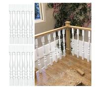 Corrimano per gradini per esterni e interni, altezza 85 cm, balaustre e mandrini in legno, confezione da 2/5/10 pilastri per ringhiera per ponte, scale, villa, hotel, balcone, viti incluse