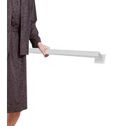 Corrimano per ringhiera per scale per pareti，corrimano per ringhiera per scale con supporto per montaggio a parete in ferro battuto，supporto di sicurezza per corrimano 200kg(Bianco,510cm)