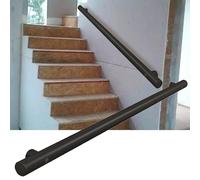 Corrimano per ringhiere per tubi in acciaio inossidabile Kit corrimano per ringhiera, corrimano per scale per montaggio a parete per gradini interni, 60 cm 80 cm 1 m 1,5 m 2 m Soffitta per soffitta Ma