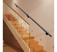 Corrimano per scale 30 cm/2,4 cm/3,6 m/4 m/6 m, ringhiera da parete per interni ed esterni, per gradini, corridoi, copertura per portico (210 cm), sicurezza e stile per la tua casa