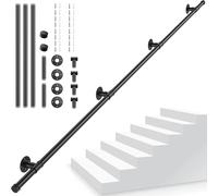 Corrimano per scale 3m, scale a rampa colorate, maniglie antiscivolo zincate industriali interne ed esterne, ringhiere di sicurezza