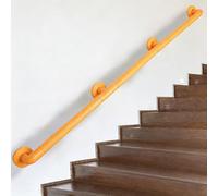 Corrimano Per Scale A Parete 40cm 60cm Maniglione Di Sicurezza Per Doccia E Bagno, Antiscivolo Maniglia Doccia Anziani In Acciaio Inox, WC Maniglione(Yellow,40cm/1.3ft)