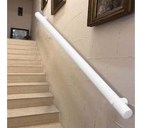 Corrimano per scale a parete, asta di supporto per ringhiere in acciaio inossidabile - Kit barra di sostegno per scale da 1/3 /4/5 /7/10 /12/15 /16/20 piedi(570cm)