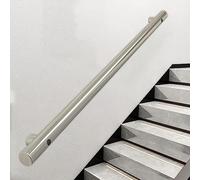 Corrimano per scale con diametro esterno di 2" in acciaio inossidabile spazzolato corrimano montato a parete, 1 m 120 cm 1,5 m 2 m 240 cm 2,5 m 3 m Ringhiera per scale per gradini interni ed esterni(9