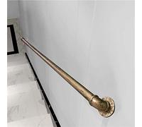 Corrimano per scale Corrimano per scale, corrimano da parete 1 2 3 4 5 6 metri Ringhiera per scale, corrimano in ottone vintage per scale interne con supporto per montaggio a parete