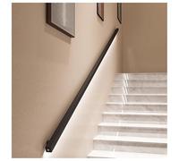 Corrimano per Scale, Corrimano Per Scale Interne, Corrimano A LED - Sensore Corporeo, Ringhiere Per Montaggio A Parete, Kit Di Barre Di Sostegno Per Corrimano Moderni Con Finitura Nera, Senza Direzion