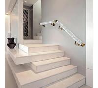 Corrimano per scale in acrilico per sicurezza e supporto in esterni, interni, portici e gradini del bagno