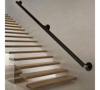 Corrimano per scale in ferro battuto da 4,5 m, per scale in metallo per sicurezza e stile, perfetti per la ristrutturazione della casa e l'arredamento moderno