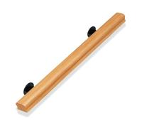 Corrimano Per Scale In Legno - Corrimano A Parete, Antiscivolo Ringhiera Per Scale, 1ft-20ft Corridor Railings Support Rod, Loft Villa Indoor Wall Stair Grab Bar Kit, For Elderly/Children(2ft/60cm)