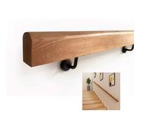 Corrimano per scale in legno naturale, kit di corrimano in pino antiscivolo, corrimano professionale da giardino, ringhiera durevole per scale, facile installazione, soluzione per la sicurezza