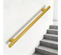 Corrimano per scale in metallo antiscivolo, ringhiera per scale interne ed esterne, supporto robusto per montaggio a parete di sicurezza per terrazze di loft corridoi e giardini(90cm)