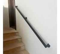 Corrimano per scale in metallo da 120 piedi per interno/esterno gradini a parete di sicurezza Grab Bar durevole ringhiera in ferro 280 cm Guardrail scala