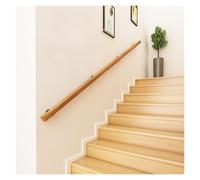Corrimano Per Scale Interne In Legno, Antiscivolo Ringhiera Per Scale, Barra Di Supporto Montata A Parete, Passamano Per Scale Per Scale Esterne Ingresso Portico(110cm)