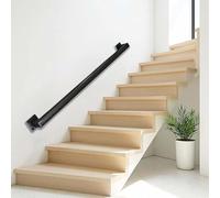 Corrimano per scale interne nero ringhiera a parete decorazione esterna balcone recinzione soppalco sicurezza centro assistenza all'infanzia lunghezza 420 cm soluzione domestica elegante e sicura