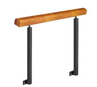 Corrimano Per Scale Lunghe 60-140 cm - Kit Completo, Scale In Legno Ringhiera Ringhiera Per Gradini Interni Esterni, Montanti In Ferro Battuto Nero Regolabili Altezza 85/95 cm ( Colore : Height 95cm ,
