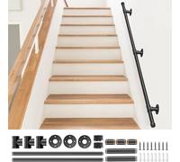 Corrimano per scale maniglie antiscivolo zincate industriali ringhiere di sicurezza ringhiere staffe per corridoi staffe per corridoi (1.5m)