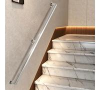 Corrimano per scale moderne per gradini esterni o scale interne，ringhiera per scale in metallo in acciaio inossidabile 1m 150cm 2m 240cm 3m 6m Corrimano per scale per montaggio a parete(510cm)