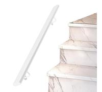 Corrimano, ringhiera moderna for scale con staffa stabile for scale interne, ideale for anziani, disabili e case senza barriere architettoniche(White,2.2m/7.21ft)