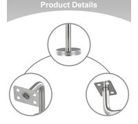 Corrimano Ringhiera Wall-Support Corrimano Balaustra Mopstick, Forte Au