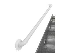 corrimano Ringhiere for scale in metallo bianco, montaggio a parete, for interni ed esterni, ringhiere for soffitta antiscivolo Passamano Scale(240cm)