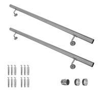 Corrimano scala Acciaio inox AISI 304 Ringhiera diametro 42mm V2Aox 40-1000 cm, Lunghezza:250 cm