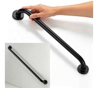 Corrimano scala moderno, barra murale nera acciaio inox 304 | Maniglia supporto sicurezza 40/50/60/80/100/120cm per gradini interni esterni bagno accessibilità casa(100CM)