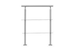 Corrimano Scale Corrimano Ringhiera for scale for esterni Angolo variabile Maniglione di sicurezza Mobilità Montaggio a pavimento for interni In acciaio inossidabile for
