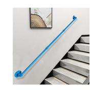 corrimano scale Corrimano tubolare da parete for scale, corrimano for interni in stile rustico industriale blu for gradini interni/esterni esterne(59cm)