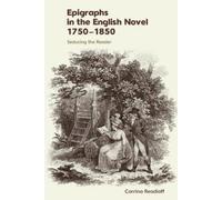Corrina Readioff Epigraphs in the English Novel 1750-1850 (Tascabile)