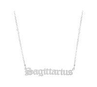 Corrispondenti Collane Di Cristallo Collana Constellation Ciondolo All-Match Dodici clavicole in acciaio inossidabile Moda Collane e ciondoli Carte Collana (D, One Size)