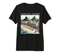 Corrispondenza Messico Vacanza E Playa del Carmen Maglietta Premium